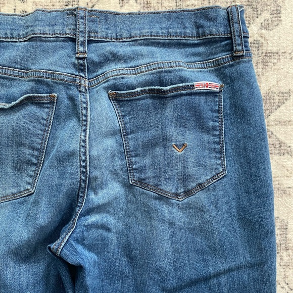 Hudson Natalie Mid-Rise Cropped Cuffed Leg Medium Wash Denim Boyfriend Jeans - Picture 8 of 8